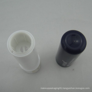 Transparent lip balm tube